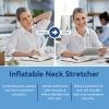 Cervical Traction Device, Inflatable Neck Stretcher Massage Pillow with Adjustable Traction Band and Air Inflation Pump for Neck Pain Relief view 3