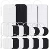 AUVON TENS Unit Replacement Pads Combination Set, 20 Packs Multiple Sizes Electrodes for TENS Unit, Reusable and Latex Free Pigtail TENS Pads for Multiple Pain Relief, 2mm Connector view 1
