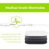 AUVON TENS Unit Replacement Pads Combination Set, 20 Packs Multiple Sizes Electrodes for TENS Unit, Reusable and Latex Free Pigtail TENS Pads for Multiple Pain Relief, 2mm Connector view 4