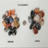 1 LB Tumbled Stones Assorted Mixed Polished Agate Crystals Bulk Crystals Blend (Large) 1.5 - 2.5 inches view 2