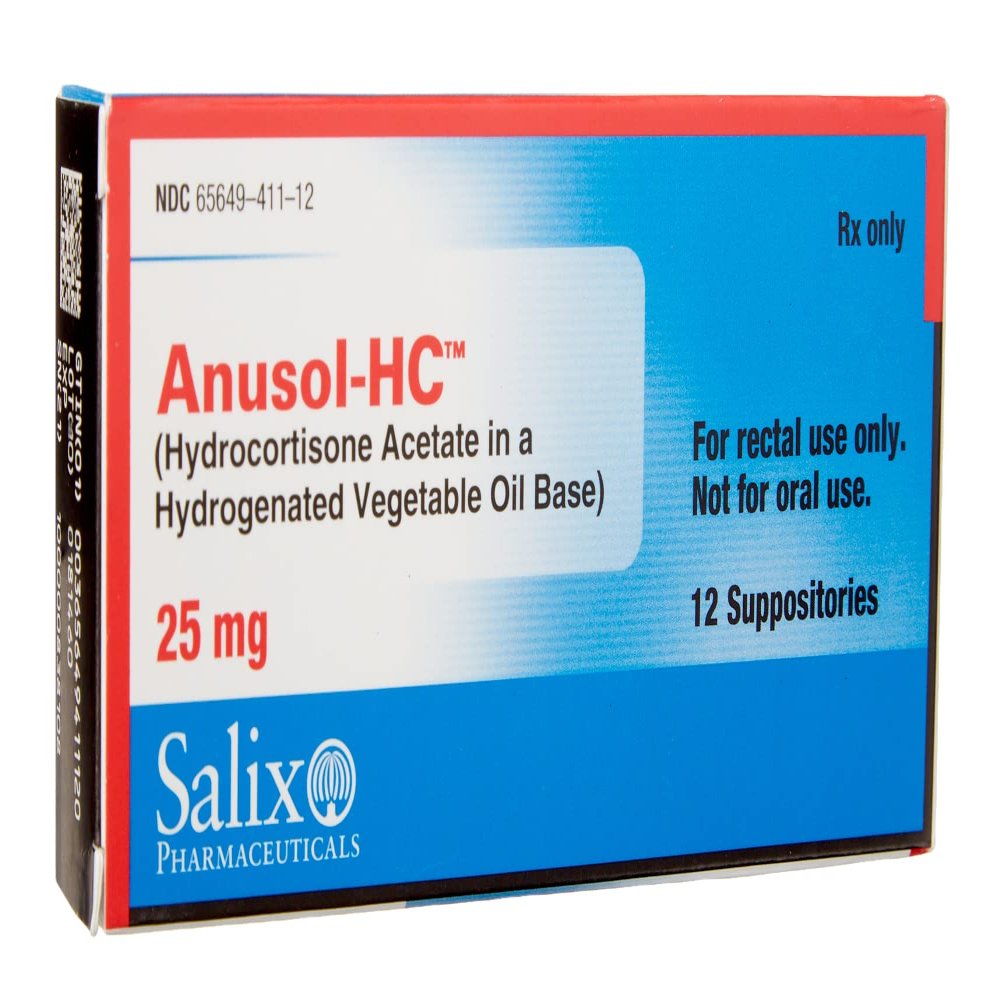ANUSOL HC 25 MG SUPP