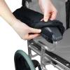 1 Pair Wheelchair Armrest Cover Removable Wheelchair Arm Pad for Office and Transport Chair(Black) view 3