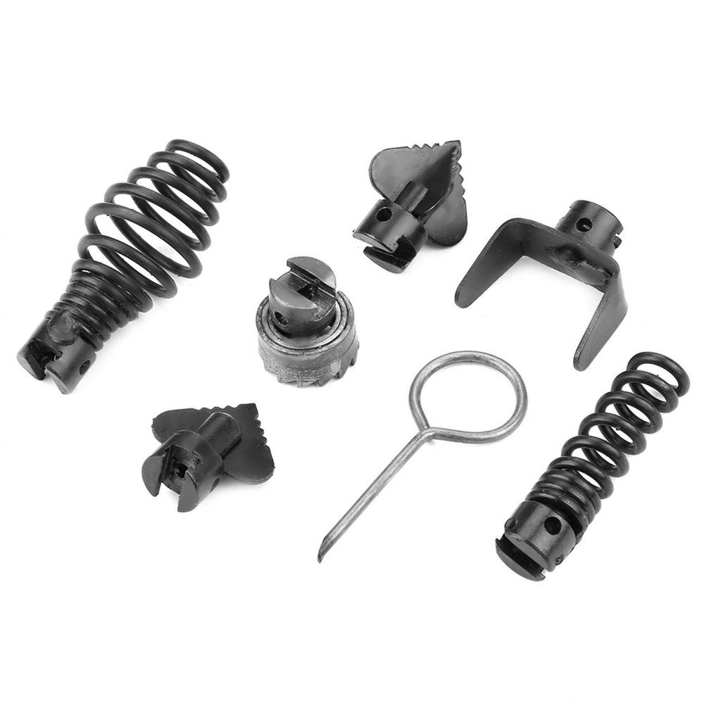 Pipe Dredge Cutter Heads, 7Pcs 16mm Drain Cleaner Head, Manganese Steel Drain Cleaner, Pipeline Dredging Machine Cutting Head, Cutting Head Tool Accessories