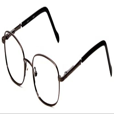 Reptile Skink Designer Reading Glasses in Gunmetal ; +0.00 (DEMO LENS)
