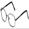 Reptile Skink Designer Reading Glasses in Gunmetal ; +0.00 (DEMO LENS) view 1
