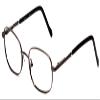 Reptile Skink Designer Reading Glasses in Gunmetal ; +0.00 (DEMO LENS) view 2