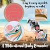 3 Year Sobriety Coin | A Sober Woman Triplate AA Chip | Glow in The Dark Anniversary Token Recovery Gift for Women view 4