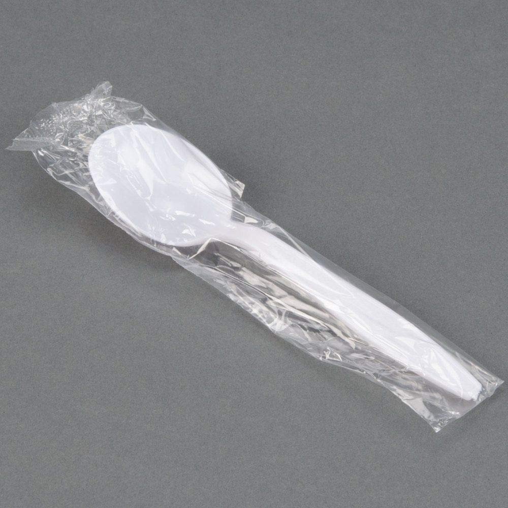 Individually Wrapped Soup Spoon (White Soup Spoon, 1000)