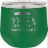 CustomGiftsNow I Am A Nurse What's Your Superpower? - Stainless Steel Double-Wall Insulated 12-Ounce Truck Car Travel Coffee Cup Wine Tumbler Mug with Lid view 1