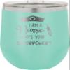 CustomGiftsNow I Am A Nurse What's Your Superpower? - Stainless Steel Double-Wall Insulated 12-Ounce Truck Car Travel Coffee Cup Wine Tumbler Mug with Lid view 1