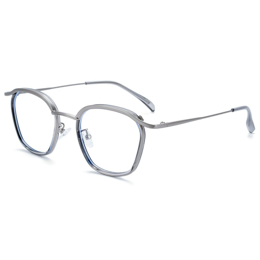 COTIA Stylish Reading Glasses Women Round Blue Light Blocking Presbyopic Readers (gray, 2.75)