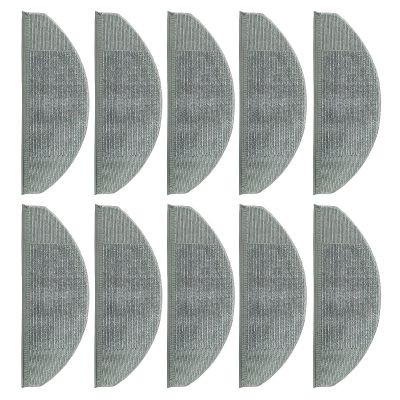 10PCS Disposable Mop Cloth for Vacuum Cleaner Parts of Eufy X8, Rag Replacement Washable Mop Pad Mop Rag Floor Cleaning Supplies(Gray)