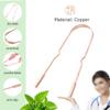 2 Sets Tongue Scraper For Adults Tongue Scrubber Copper Scraper with Case Mouth Scraper Metal Gum Scrapers Kids Oral Scraper view 2