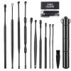 11 Pcs Ear Wax Removal, Ear Cleaner Ear Wax Removal Tool, Ear Cleaning Kit Earwax Removal Kit Stainless Steel Ear Pick Set with Cleaning Brush and Storage Box view 1