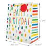 Hallmark Birthday Gift Bag Bundle - 2 Large Gift Bags in 1 Bright Colourful Design view 3