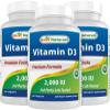 Best Naturals Vitamin D3 2000 IU (50 mcg) - 100 Tablets - 100 Days Supply - Helps Support Immune Health, Strong Bones and Teeth, & Muscle Function (100 Count (Pack of 3)) view 1