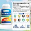Best Naturals Vitamin b6 200mg for Adults, 120 Tablets (120 Count (Pack of 2)) view 2
