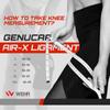WEHR Genucare AIR-X LIGAMENT Knee Compression Sleeve for Knee Pain Relief  Optimal Knee Support with Patella Silicone and Soft Splints  Ideal for Arthritis, Post-Operative  Stabilizes Knee Cap and Joint (Medium) view 2