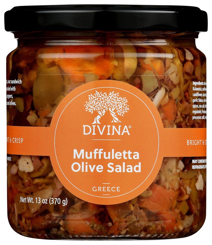 Divina Muffuletta Olive Salad, 13 Ounces (Pack Of 6)