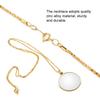 5X Necklace Magnifier Glass for Reading, Jewelers Magnifying Glasss Necklace for Women, 18.1 Inch Long Magnifying Glass Pendant, for Ladies Mom Elderly Gift Library Reading Jewelry Needlework (Gold) view 4