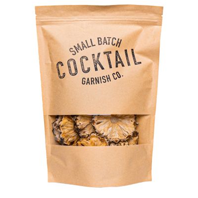 Cocktail Garnish Co. Dehydrated Pineapple, 15 Slices