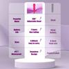 CHARMING Personal Back Massager  Handheld Waterproof & Rechargeable, 20 Patterns 8 Speeds, Quiet Vibration Wand for Travel Friendly Relaxation Tool -(Rose Red) view 2