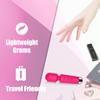 CHARMING Personal Back Massager  Handheld Waterproof & Rechargeable, 20 Patterns 8 Speeds, Quiet Vibration Wand for Travel Friendly Relaxation Tool -(Rose Red) view 3
