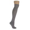 AWS/American Made Diabetic Over the Calf Socks for Men Extra Wide Non-Binding Top with Cushioned Sole (Black-3 Pairs, Gray-3 Pairs, Sock Size 9-11) view 4