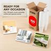 8 Oz Foam Coffee Cups, [100 Pack] Disposable Insulated Hot Drinkware for Home Office or Church, Sturdy White Foam Cups Serving Hot and Cold Beverages, Drink Service Daily, Ideal in Breakrooms view 4