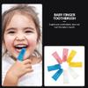 Healifty Cleaning Toothbrushes 12Pcs Toothbrush Silicone Finger Toothbrush Cleaning Brush Toothbrushes view 2