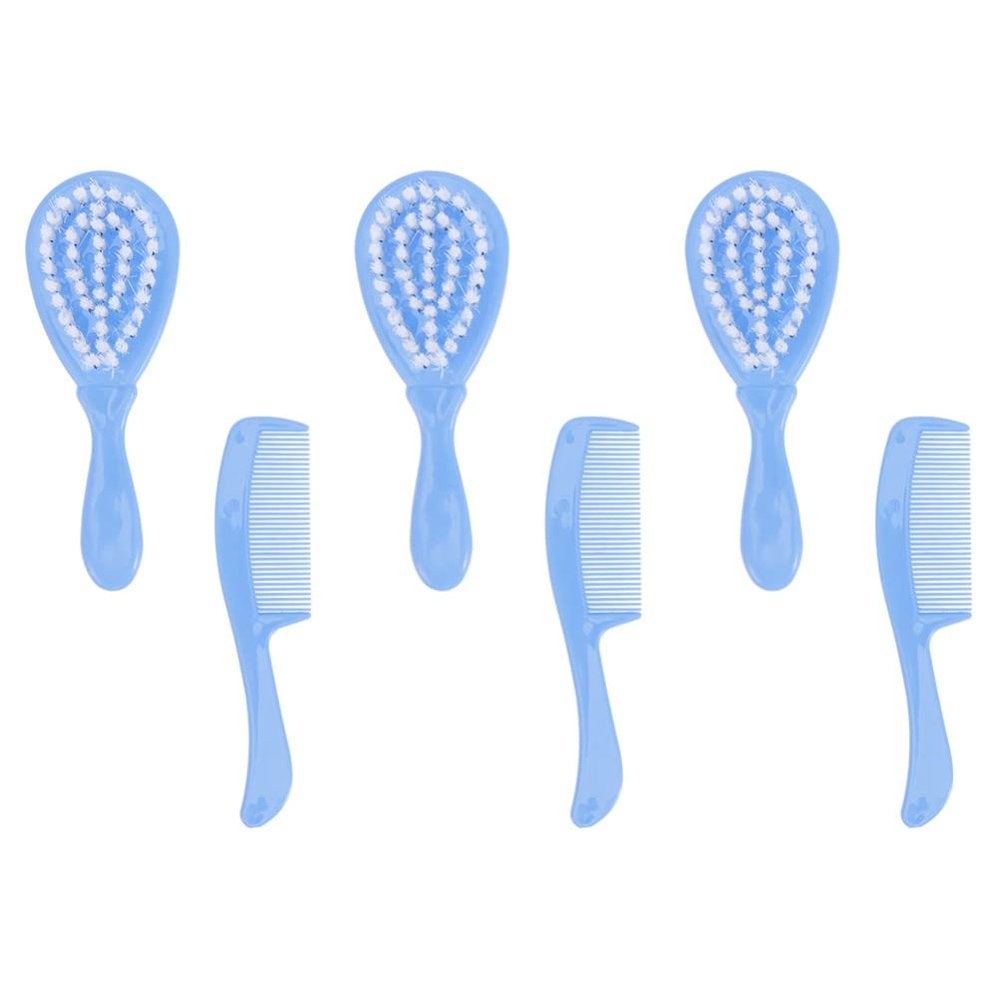 3 Sets Baby Hair Brush and Comb Set Baby Brush and Soft for Newborn Toddler Infant Grooming Kit