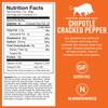 Chef's Cut Beef Jerky, Chipotle Cracked Pepper, High Protein Meat Snack, 10g of Protein and 90 Calories, Gluten Free, Premium Lean Smoked Beef - 2.5 Ounce (Pack of 4) view 3