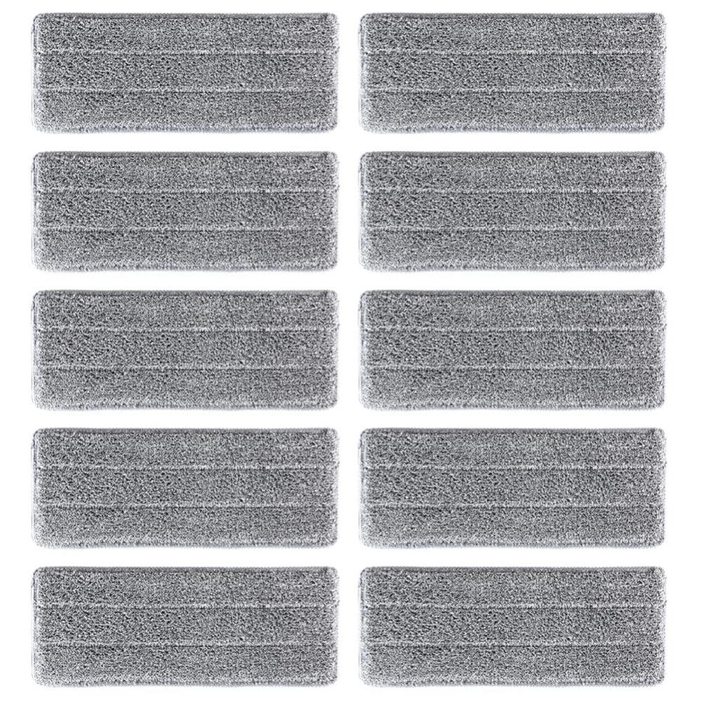 Steam Mop Dry Mop Cloths 10pcs Flat Mop Head Pads Cleaning Mop Wet Mop Head Refill Reusable Mopping Head Pads Replacement Accessories Cleaning Mop Head Mop