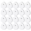 20-Pack TENS Unit Replacement Pads, Long-Lasting Snap Electrodes for 50 Times of Use per Pad, Latex-Free TENS Pads Set Compatible with TENS EMS Devices Using 3.5mm Button Lead Wires view 1