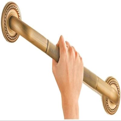 HongLianRiven Bath Handle Towel Rail Bathroom Stainless Steel Grab Bar Armrest Handrail, Surface Polished Bathroom Bathtub Shower Safety Non-Slip Balance Support Bar Rail Handle (Size : 50cm)