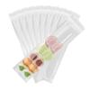 iMailer - 200 Pcs -3" x 11" Pretzel Bags Self Adhesive-Self Sealing Cellophane Bags,Prezetels Individual Sticks Bags Food Safe Bags for Chocolate, Candies, Cookies view 1