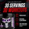 JNX SPORTS The Curse! Pre Workout Powder for Men & Women, Caffeine, Beta-Alanine, Creatine, L-Citrulline, 30 Servings, Cherry Limeade Flavor  Boost Energy, Strength & Focus view 2