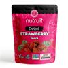 Nutruit Dried Strawberry Snack (Pack of 20) No Added Sugar, Healthy Fruit Snacks, Fresh, Vegan, Gluten Free, Non GMO, Plant Based, High Fiber, 1.1 oz Packs view 1