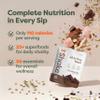 310 Nutrition All-In-One Meal Replacement Shake Powder - Plant-Based Protein Smoothie Blend w/High Fiber, Probiotics & Adaptogens - Low Carb, Vegan, Keto & Paleo Friendly - Chocolate Bliss - 14 Srv view 3