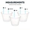 [300 Count - 1 oz.] Perfect Stix Disposable Graduated Plastic Medicine Cups - For Mixed Pills, Medication Measuring, Resin Mixing, Mouthwash view 2