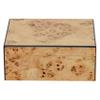 Humidor Supreme Flanders Desktop Cigar Storage Mapa Burl Wood and Decorative Inlay Glass Hygrometer Crystal Humidifier Spanish Cedar Lined, Holds 30-55 Cigars (Flanders) view 4