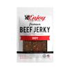 Enjoy Hot Beef Jerky 8 oz (Pack of 8) | Traditional Style | High Protein | Low Fat | Zero Trans Fat | No Preservatives | No MSG | No Nitrites | USA Made | Resealable Bags view 3