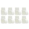 8 Plastic Pill Bottles Empty Container Medicine Vitamin Capsule Drug Case Clear view 4
