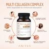 ANIRVA Multi Collagen Complex - Type I, II, III, V, X - Collagen Supplement for Anti-Aging, Healthy Joints, Hair, Skin and Nails view 3