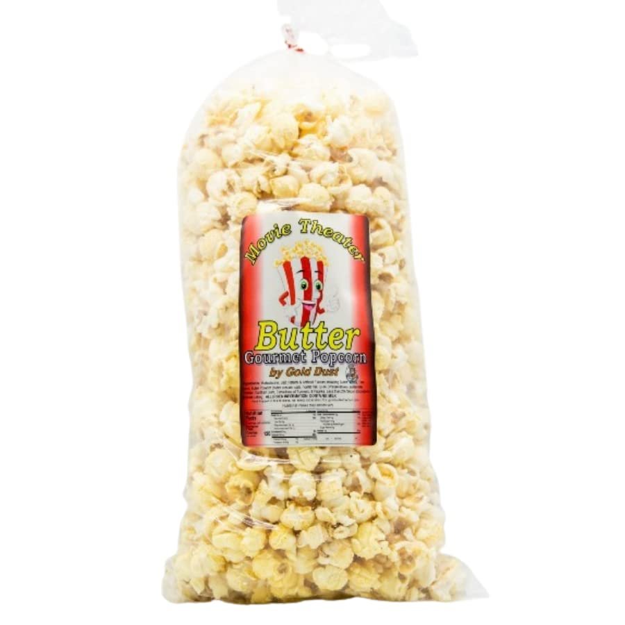 Movie Theater Butter Gourmet Popcorn by Gold Dust Kettle Corn | 7 oz. Bag | 4 Pack