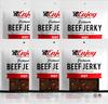 Enjoy Hot Beef Jerky 3 oz (Pack of 6) | Traditional Style | High Protein | Low Fat | Zero Trans Fat | No Preservatives | No MSG | No Nitrites | USA Made | Resealable Bags view 1