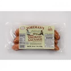 Foreman's Smoked Jalapeno Sauasage (Pack of 6)