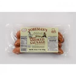 Foreman's Smoked Jalapeno Sauasage (Pack of 6)