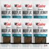 Enjoy Old Fashion Peppered Beef Jerky 8 oz (Pack of 8) | Traditional Style | High Protein | Low Fat, Zero Trans Fat | No Preservatives | No MSG | No Nitrites | USA Made | Resealable Bags view 1