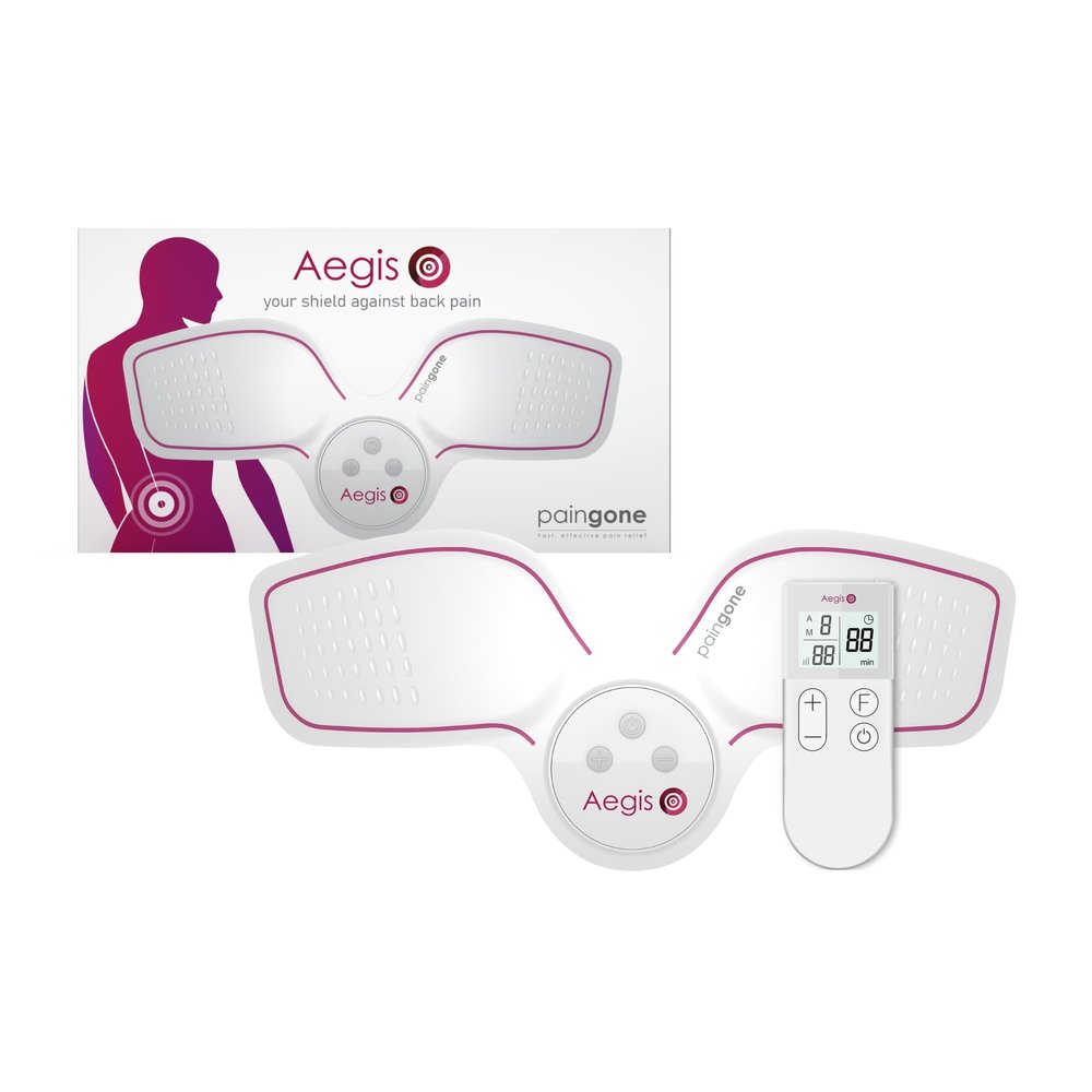 Paingone Aegis - The Powerful, Portable Tool That Can Help Relieve Lower Back Pain Quickly - Portable, Lightweight and Fits Discreetly Under Clothing - Wireless, Rechargeable and Remote Controlled